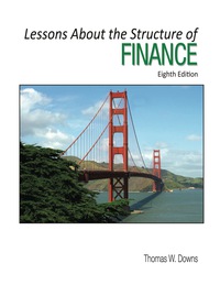 Cover image: Lessons About the Structure of Finance 8th edition 9781627516662