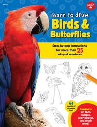 صورة الغلاف: Learn to Draw Birds & Butterflies 9781633220645