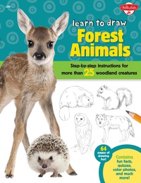 表紙画像: Learn to Draw Forest Animals 9781600584824