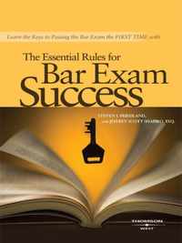 Cover image: Friedland and Shapiro's The Essential Rules for Bar Exam Success 1st edition 9780314176783