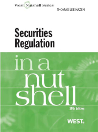 Cover image: Securities Regulation in a Nutshell 10th edition 9780314187987