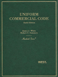 Cover image: White and Summers' Uniform Commercial Code, 6th (Hornbook Series) 6th edition 9780314926692