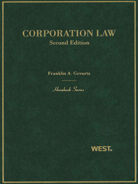 Cover image: Gevurtz's Corporation Law, 2d (Hornbook Series) 2nd edition 9780314159793