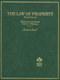 Cover image: Stoebuck and Whitman's Law of Property, 3d (Hornbook Series) 3rd edition 9780314228703