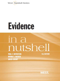 Cover image: Rothstein, Raeder and Crump's Evidence in a Nutshell, 6th 6th edition 9780314278333