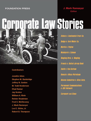 Cover image: Ramseyer's Corporate Law Stories 1st edition 9781599414218