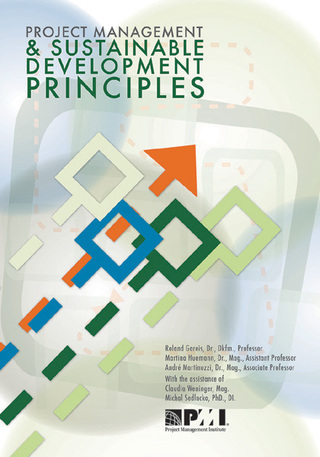 Cover image: Project Management and Sustainable Development Principles 1st edition 9781935589884