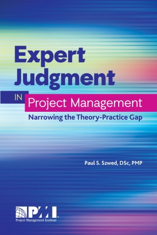 Imagen de portada: Expert Judgment in Project Management 1st edition 9781628251166