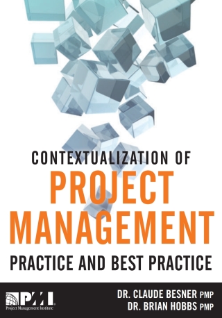 Imagen de portada: Contextualization of Project Management Practice and Best Practice 1st edition 9781935589563