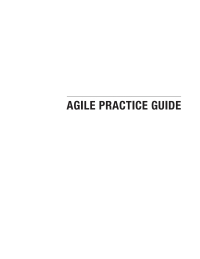 Cover image: Agile Practice Guide 1st edition 9781628251999