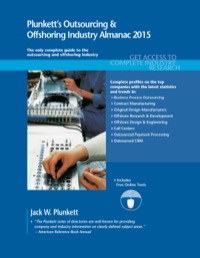 Imagen de portada: Plunkett's Outsourcing & Offshoring Industry Almanac 2015 127th edition 9781628313345