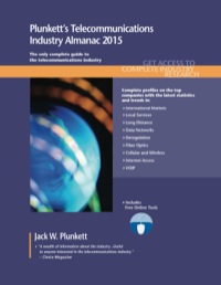 صورة الغلاف: Plunkett's Telecommunications Industry Almanac 2015 127th edition 9781628313390
