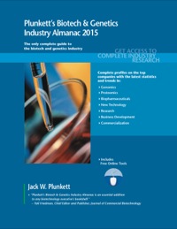 表紙画像: Plunkett's Biotech & Genetics Industry Almanac 2015 9781628313406