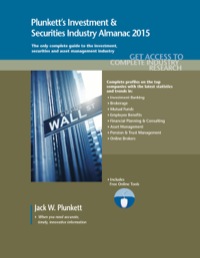 Cover image: Plunkett's Investment & Securities Industry Almanac 2015 127th edition 9781628313505