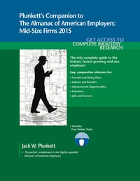 صورة الغلاف: Plunkett's Companion to The Almanac of American Employers 2015 9781628313567