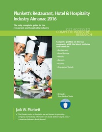 表紙画像: Plunkett's Restaurant, Hotel & Hospitality Industry Almanac 2016