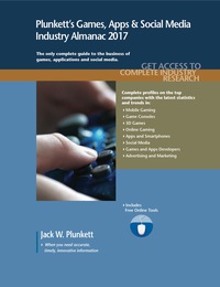 Omslagafbeelding: Plunkett's Games, Apps & Social Media Industry Almanac 2017