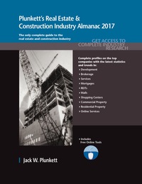 表紙画像: Plunkett's Real Estate & Construction Industry Almanac 2017