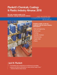 Cover image: Plunkett's Chemicals, Coatings & Plastics Industry Almanac 2018