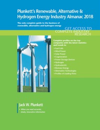 Omslagafbeelding: Plunkett's Renewable, Alt. & Hydro. Energy Industry Almanac 2018