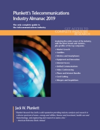 صورة الغلاف: Plunkett's Telecommunications Industry Almanac 2019