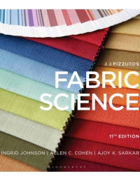 Omslagafbeelding: J.J. Pizzuto's Fabric Science 11th edition 9781501395369