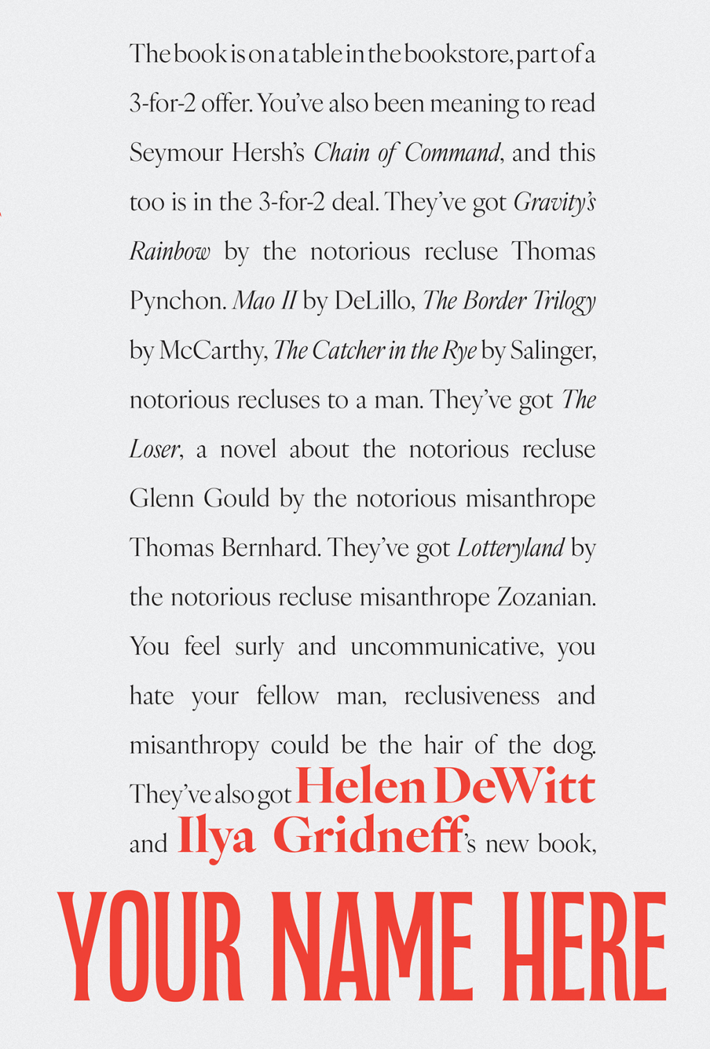Your Name Here (eBook)