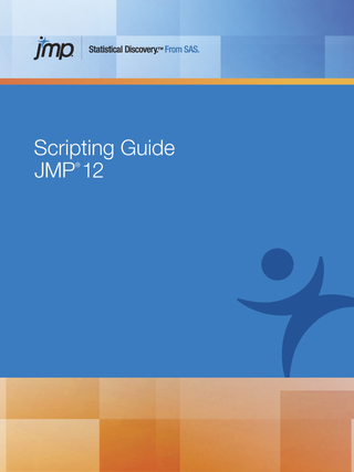 Imagen de portada: JMP 12 Scripting Guide 9781629594828