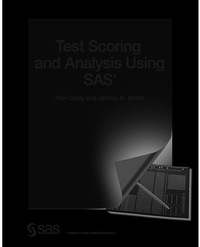 Cover image: Test Scoring and Analysis Using SAS 9781612909240