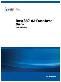 Omslagafbeelding: Base SAS 9.4 Procedures Guide 4th edition 9781629598765