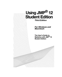 Cover image: Using JMP Student Edition 3rd edition 9781629597584