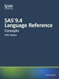 Cover image: SAS 9.4 Language Reference 6th edition 9781629608211