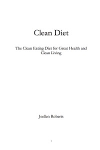 表紙画像: Clean Diet