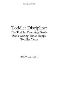 Titelbild: Toddler Discipline
