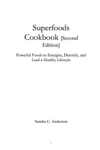 Imagen de portada: Superfoods Cookbook 2nd edition