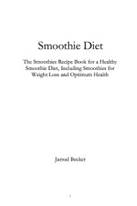 表紙画像: Smoothie Diet