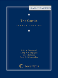 Cover image: Tax Crimes (2015) 2nd edition 9781630430757