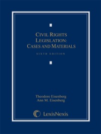 Cover image: Civil Rights Legislation: Cases and Materials 6th edition 9780820559919
