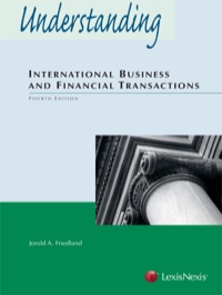 Cover image: Understanding International Business and Financial Transactions 4th edition 9780769880648
