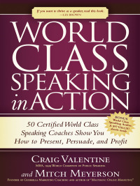 صورة الغلاف: World Class Speaking in Action 9781630470739