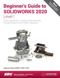 Imagen de portada: Beginner's Guide to SOLIDWORKS 2020 - Level I 14th edition 9781630573058