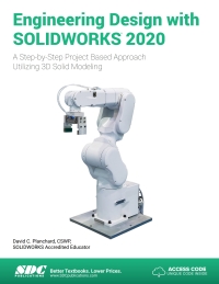 Imagen de portada: Engineering Design with SOLIDWORKS 2020 14th edition 9781630573102