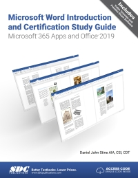 Cover image: Microsoft Word Introduction and Certification Study Guide (Microsoft 365 Apps and Office 2019_ 1st edition 9781630573713