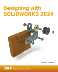 Immagine di copertina: Designing with SOLIDWORKS 2024 1st edition 9781630576516