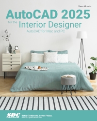 Imagen de portada: AutoCAD 2025 for the Interior Designer: AutoCAD for Mac and PC 15th edition 9781630576608