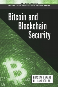 Cover image: Bitcoin and Blockchain Security 1st edition 9781630810139