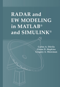 Cover image: Radar and EW Modeling in MATLAB and Simulink 1st edition 9781630819064