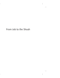 Imagen de portada: From Job to the Shoah 9781625644121
