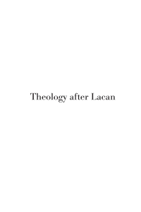 Cover image: Theology after Lacan 9781610971010