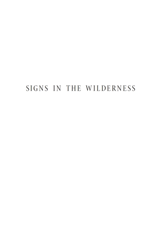Cover image: Signs in the Wilderness 9781625649157
